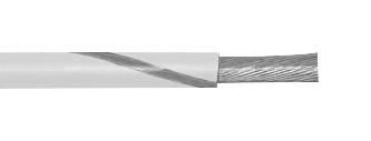 3057 WS001 HOOK-UP WIRE, 16AWG, WHT/GRY, 305M ALPHA WIRE
