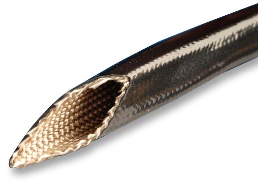 PIF1306 BK005 SLEEVING, BRAID, BLK, 4.22MM, 30.5M ALPHA WIRE