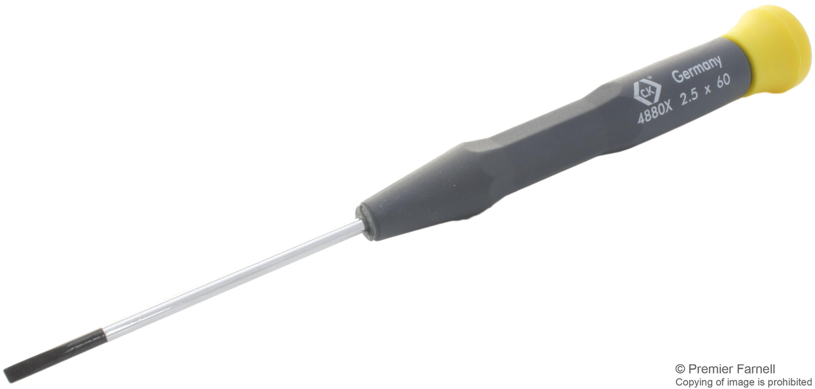 T4880X 256 ELECTRONIC SCREWDRIVER, SLOT 2.5 CK TOOLS