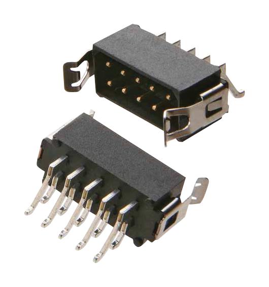 M80-6660642 PLUG, R/A, SMT, LATCH, 6WAY HARWIN