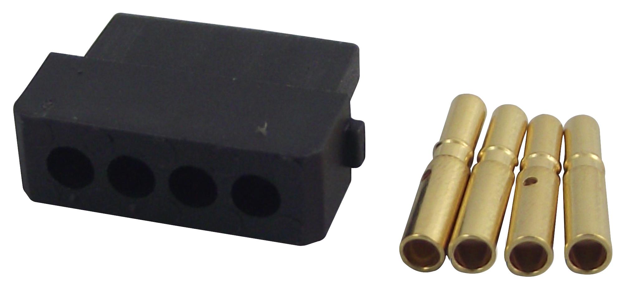 M80-8990405 SOCKET, SIL, CRIMP, 4WAY HARWIN