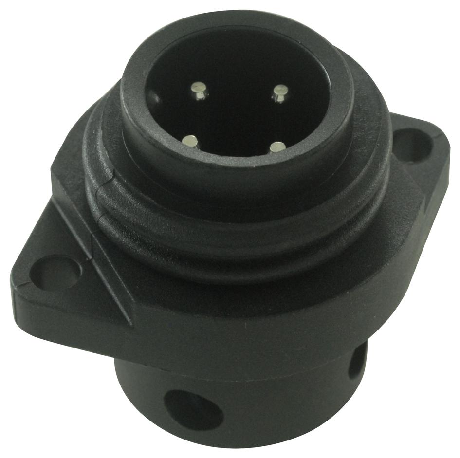 09-4223-00-04 CIRCULAR CONN, RCPT, 3+PE WAY, PANEL BINDER