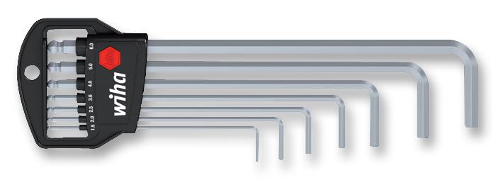 369H7 BALL END HEX L-KEY SET, 7-PC WIHA