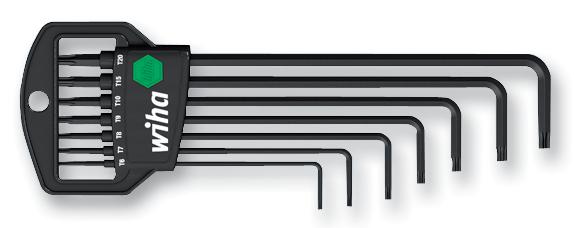 366RHM7 L-KEY SET, TORX W. MAGICSPRING, 7-PC WIHA