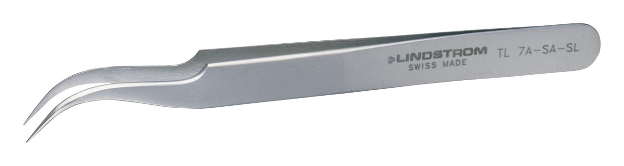 TL 7A-SA SL TWEEZERS, STRONG CURVED TIPS LINDSTROM