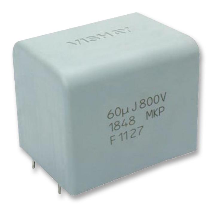 MKP1848 550 094K2 CAP, 5µF, 900V, 5%, PP, THROUGH HOLE VISHAY