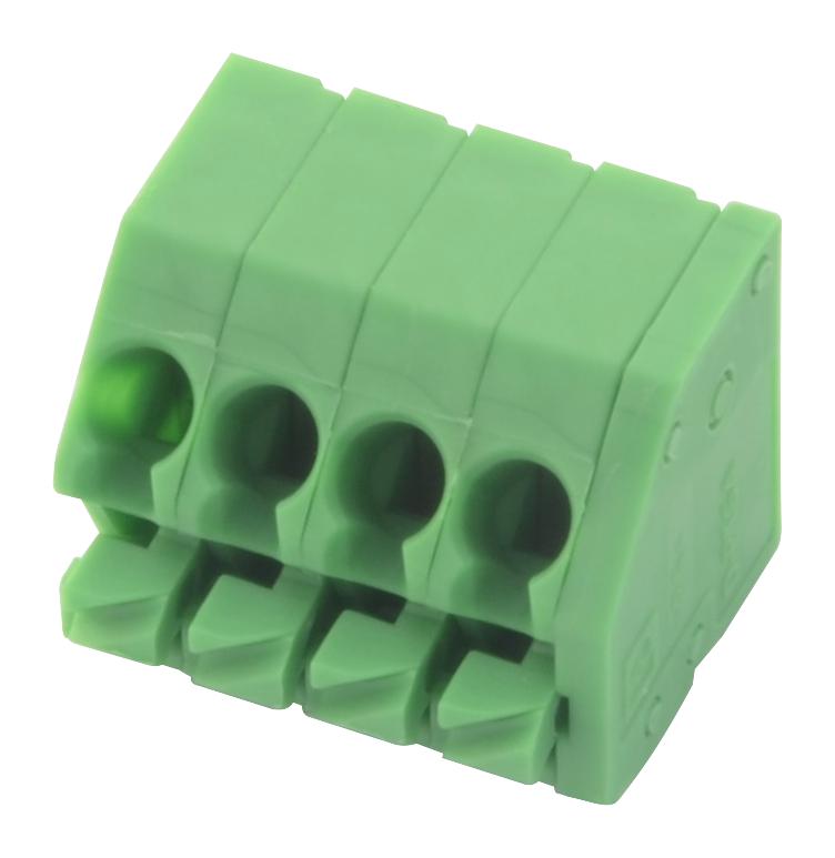 PTSA 1.5/4-3,5-Z TERMINAL BLOCK, WIRE TO BRD, 4POS, 16AWG PHOENIX CONTACT