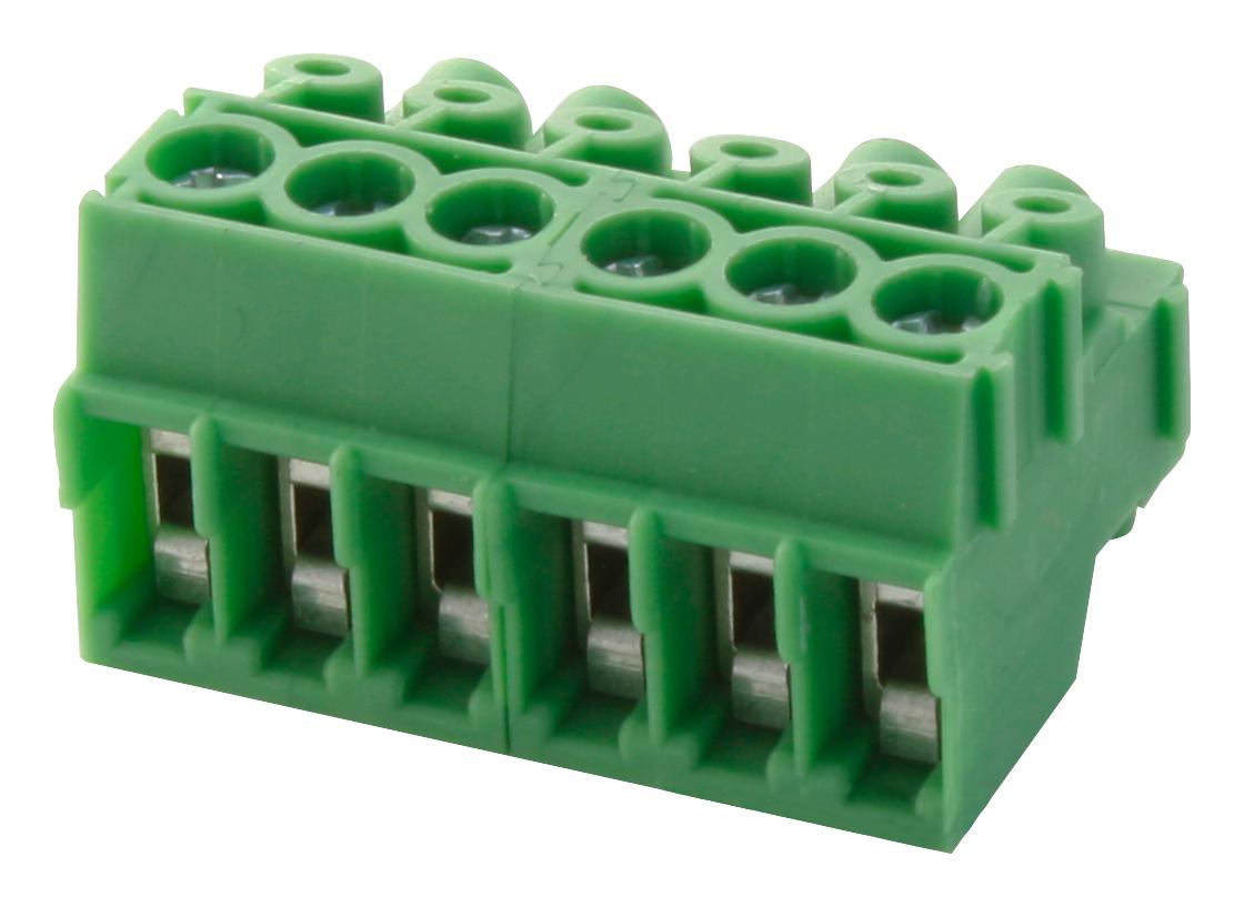 PT 1,5/6-PVH-3.5 TERMINAL BLOCK, PLUGGABLE, 6POS, 16AWG PHOENIX CONTACT