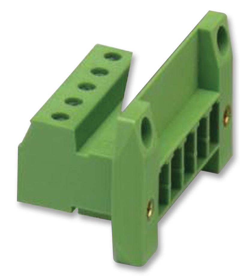 DFK-PC 4/4-GF-7.62 TERMINAL BLOCK, PLUGGABLE, 4POS, 10AWG PHOENIX CONTACT