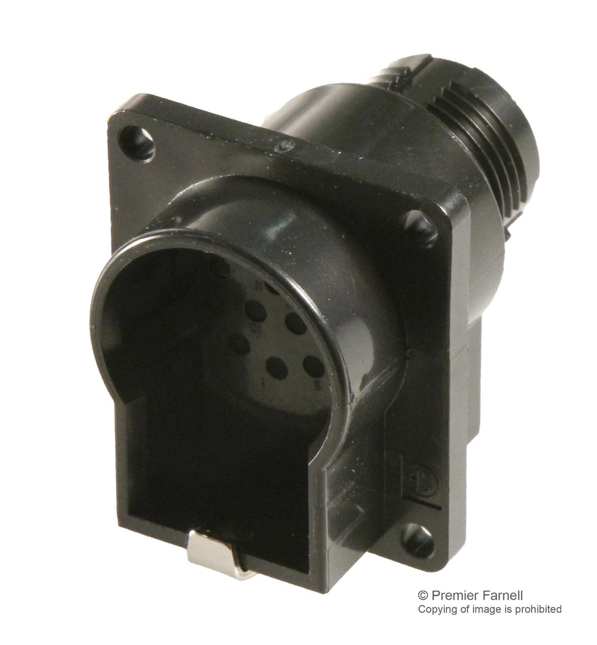 MBG12R1 RECEPTACLE, PIN CTS, 12WAY SOURIAU-SUNBANK / EATON