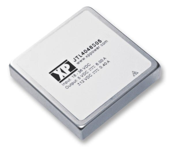 JTL4048D12 DC/DC CONVERTER, 40W 2X2" DUAL O/P XP POWER