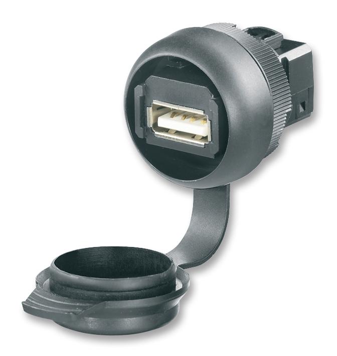 1018840000 USB ADAPTOR, 2.0 TYPE A-TYPE A, IP65 WEIDMULLER