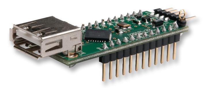 V2DIP1-32 MOD, USB HOST CNTLR, VNC2-32Q, UART FTDI