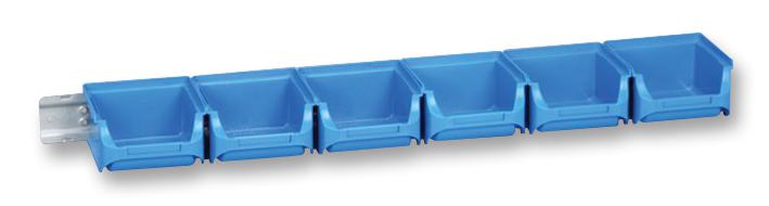 PROFIPLUS SET 1/7 BIN SET, WITH METAL WALL RAIL, 6PCS ALLIT