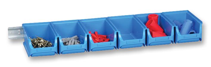 PROFIPLUS SET 2/7 BIN SET, WITH METAL WALL RAIL, 6PCS ALLIT