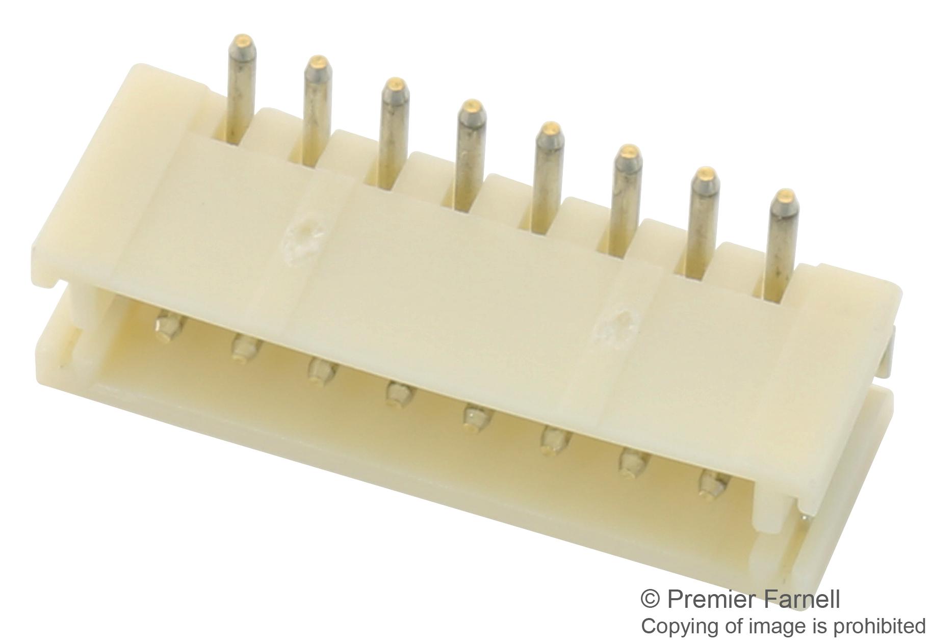 B8B-ZR-SM4-TF (LF)(SN) HEADER, ZH, TOP, 8WAY, 1.5MM, SMT JST (JAPAN SOLDERLESS TERMINALS)