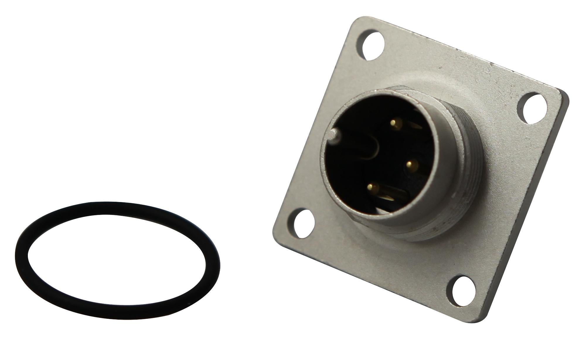 0318 06 PLUG, FLANGE CHASSIS, 6 WAY LUMBERG