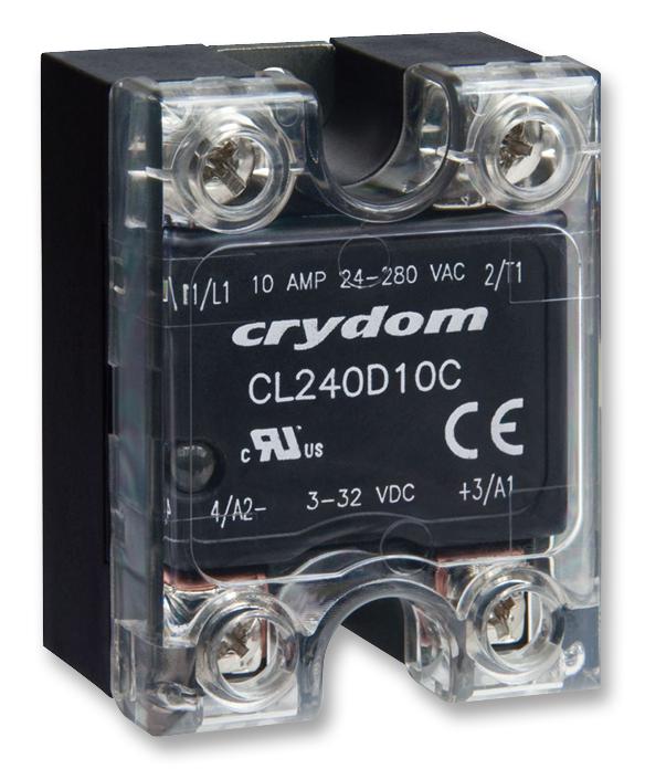 CL240D10C SSR, IP20, 280VAC/10A, 3-32VDC, ZC SENSATA/CRYDOM