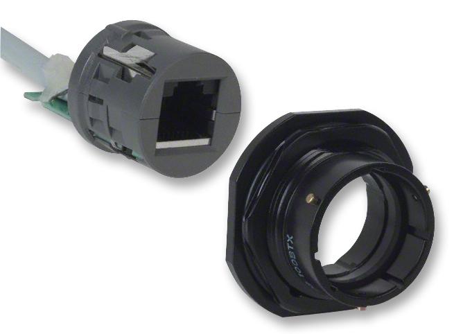 RJF71N IN-LINE ADAPTER, RJ45 8P JACK-JACK AMPHENOL PCD