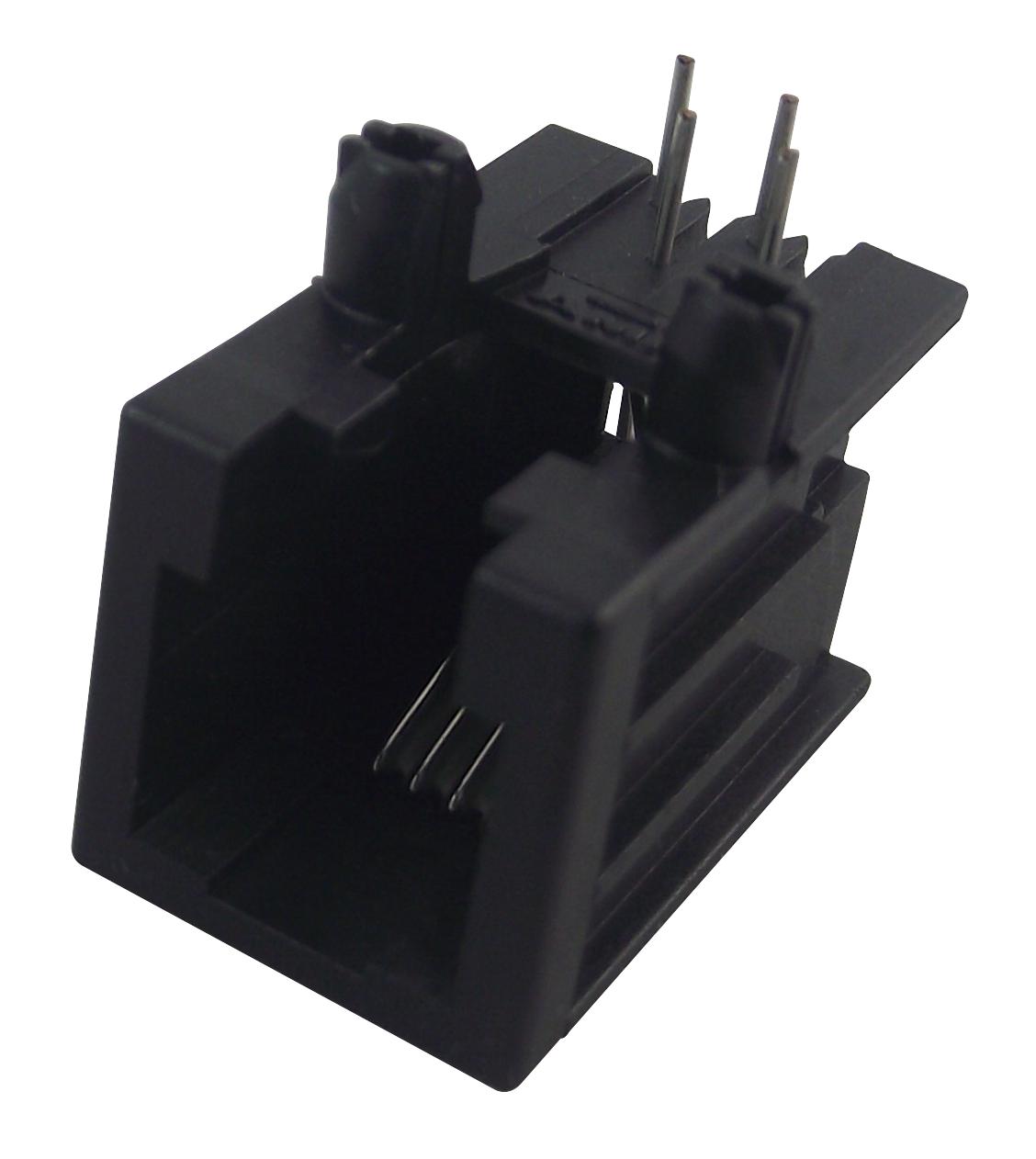 215875-1 JACK, MODULAR, W/O PANEL STOP, 4/4 AMP - TE CONNECTIVITY