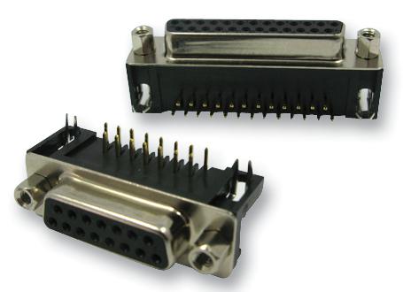 618025231121 SOCKET, D SUB, PCB, R/A, 25WAY WURTH ELEKTRONIK
