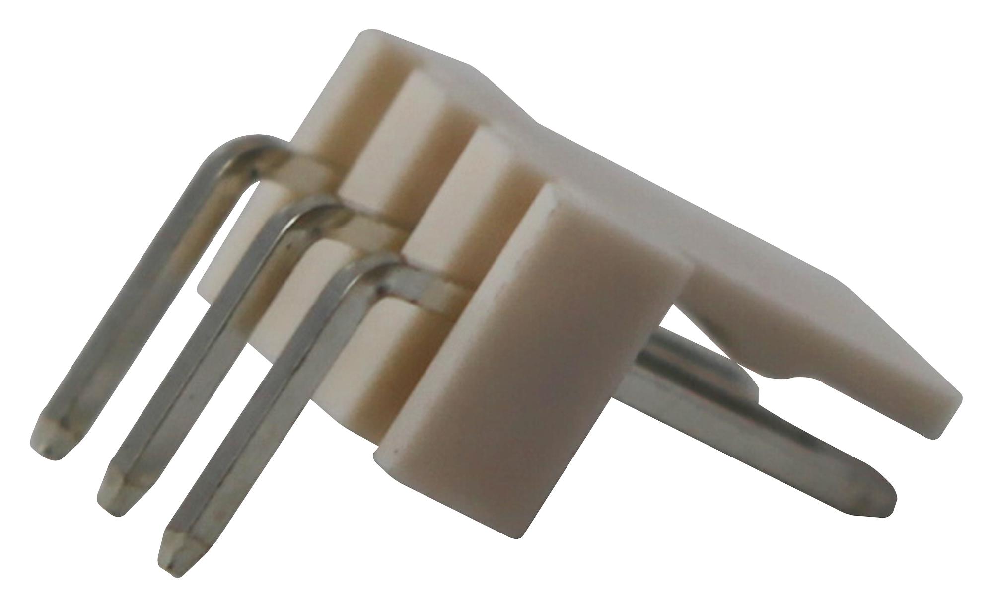 61900319521 HEADER, 2.54MM, R/A, T/LOCKING, 3WAY WURTH ELEKTRONIK