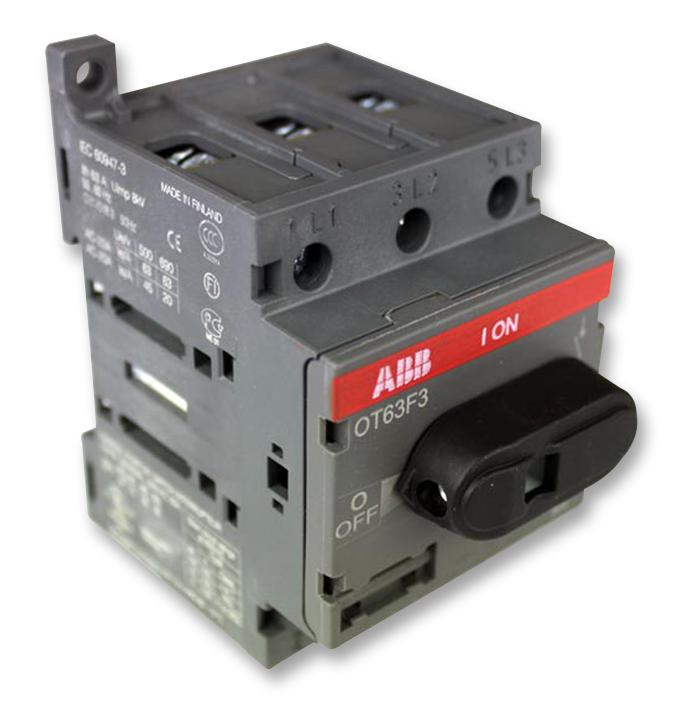 OT63F3 SWITCH,DISCONNECTOR,3P,63A ABB