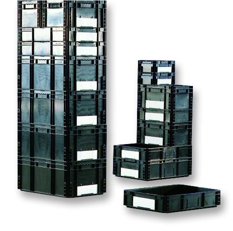 EF-D64PPL TOTE BOX LID CONDUCTIVE 600X400MM SSI SCHAEFER