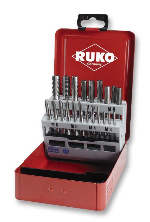 245001 HAND TAP SET, HSS, 21-PC RUKO