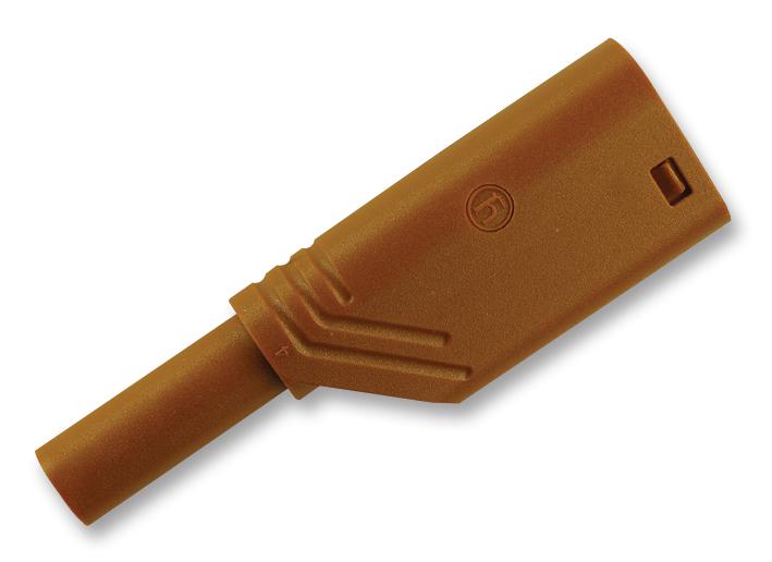 934099105 SAFETY, PLUG, 4MM, BROWN, LAS S WS HIRSCHMANN TEST AND MEASUREMENT