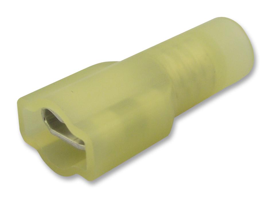 FDFNY5-250 CRIMP TERMINAL, BLADE, FEMALE,YEL, PK100 MULTICOMP PRO