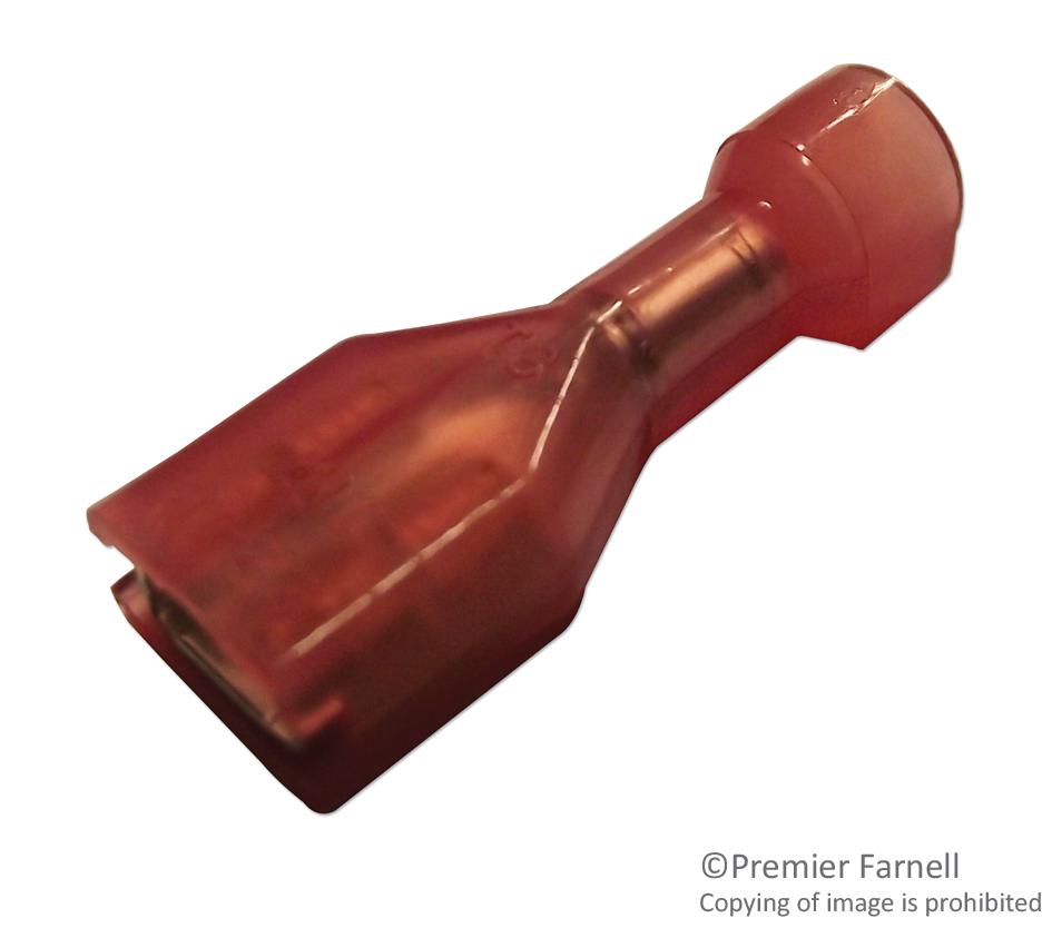 FDFNY1-187(8)A TERMINAL, FEMALE QD, 4.75X0.8MM, RED MULTICOMP PRO