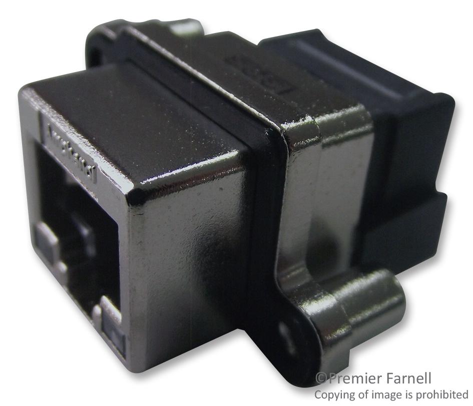 MRJ538001 SOCKET, RJ45, R/A AMPHENOL ICC