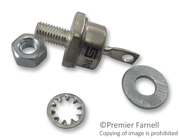 1N3311B DIODE, ZENER, 5%, 12V, 50W, DO5 SOLID STATE