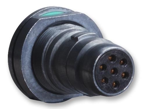 SCE2-B-76A06-07SN-002 PLUG, JAM NUT, SIZE 6, 7WAY, SOLDER AMPHENOL LTD