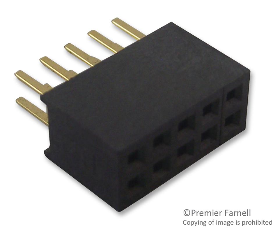 20021311-00020T4LF RECEPTACLE, VERT, 1.27MM, THT, 20WAY AMPHENOL ICC