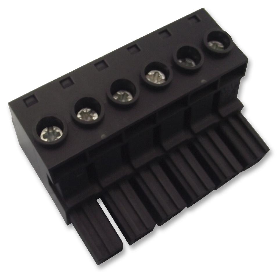 1924580000 TERMINAL BLOCK, PLUGGABLE, 6POS, 6AWG WEIDMULLER
