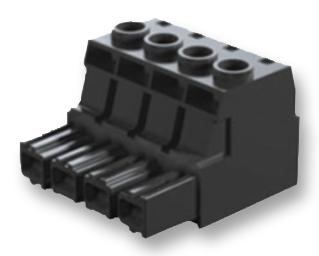 1924630000 TERMINAL BLOCK, PLUGGABLE, 3POS, 6AWG WEIDMULLER