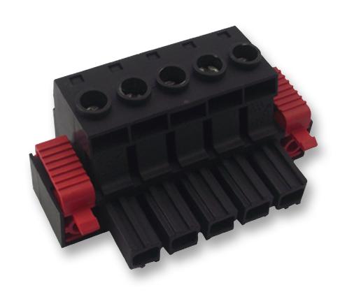 1924650000 TERMINAL BLOCK, PLUGGABLE, 5POS, 6AWG WEIDMULLER