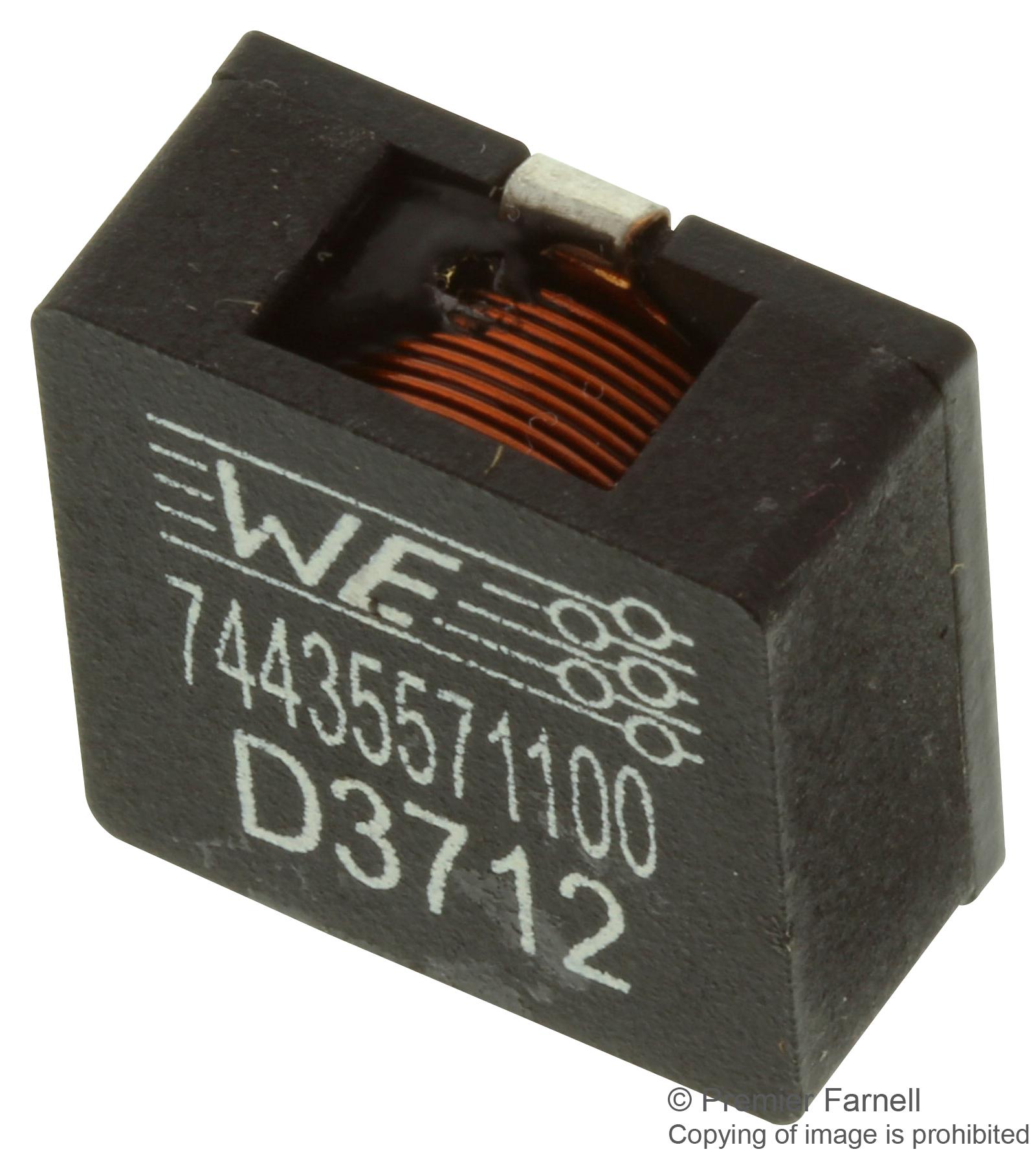744314101 INDUCTOR, 10UH 20%, 3.5A, HI CURRENT WURTH ELEKTRONIK