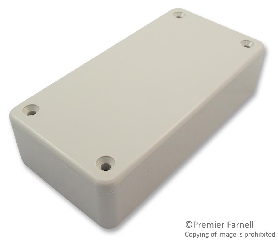 1591BSGY ENCLOSURE, ABS, GREY HAMMOND