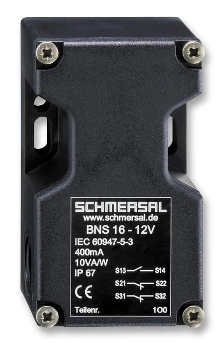 BNS16-12ZV SWITCH, SAFETY, MAGNETIC SCHMERSAL