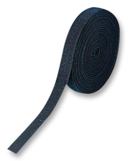 MP003253 HOOK AND LOOP TIE, BLACK, 15MM, 10M PRO POWER