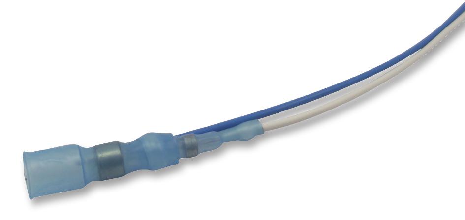 B-040-22-N COAXIAL SOLDER SLEEVE, PVDF, 22AWG, BLUE RAYCHEM - TE CONNECTIVITY