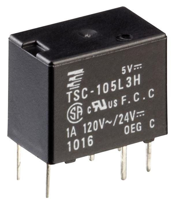TSC-105L3H RELAY, SIGNAL, SPDT, 120VAC, 24VDC, 1A OEG - TE CONNECTIVITY