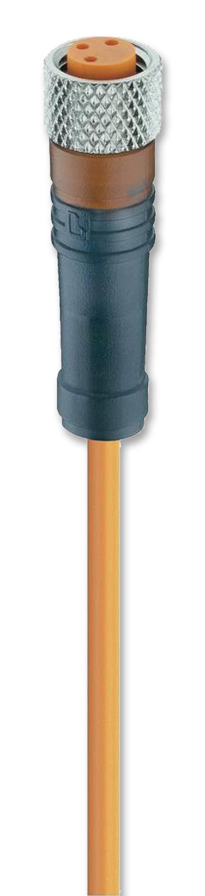 RKMV 4-225/5 M LEAD,PUR, M8 SKT-FREE END, 4P, 5M LUMBERG AUTOMATION