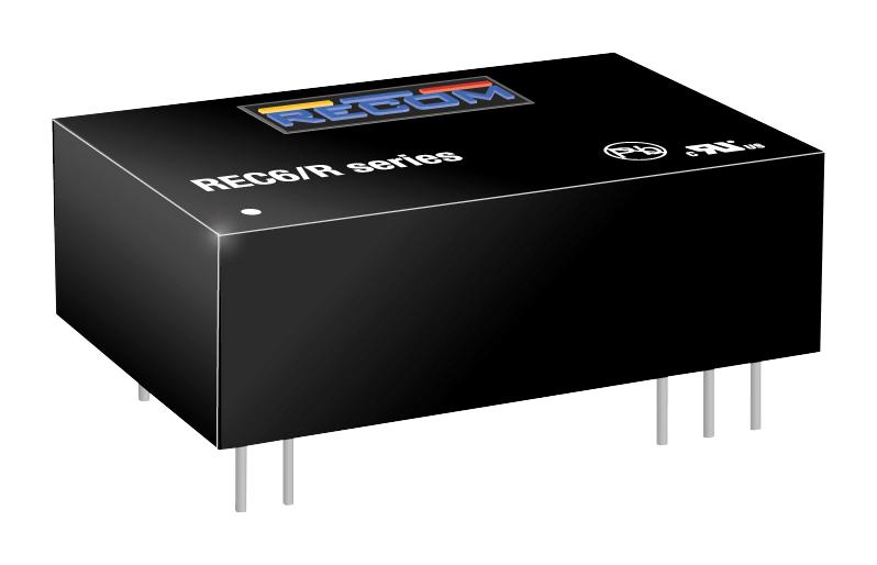 REC6-0505SRW/R8/A DC-DC CONVERTER, 5V, 1A RECOM POWER