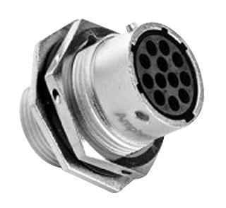 RT0714-12SNH.. RECEPT, JAM NUT, SIZE 14, 12WAY,SKT AMPHENOL SINE/TUCHEL