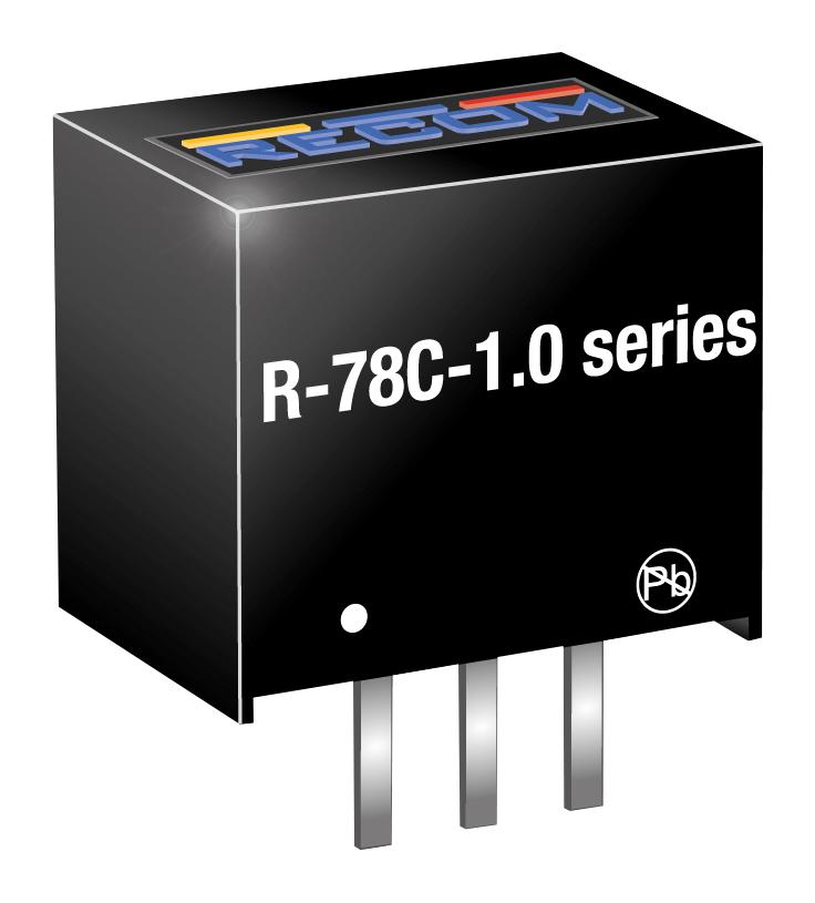 R-78C3.3-1.0 DC-DC CONVERTER, 3.3V, 1A RECOM POWER