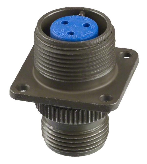 97-3100A22-22S CIRCULAR, SIZE 22, 4WAY, SKT AMPHENOL